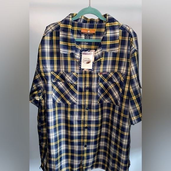 Veezo Wear Size 2XL New With Tags Plaid Button Down - Picture 2 of 7